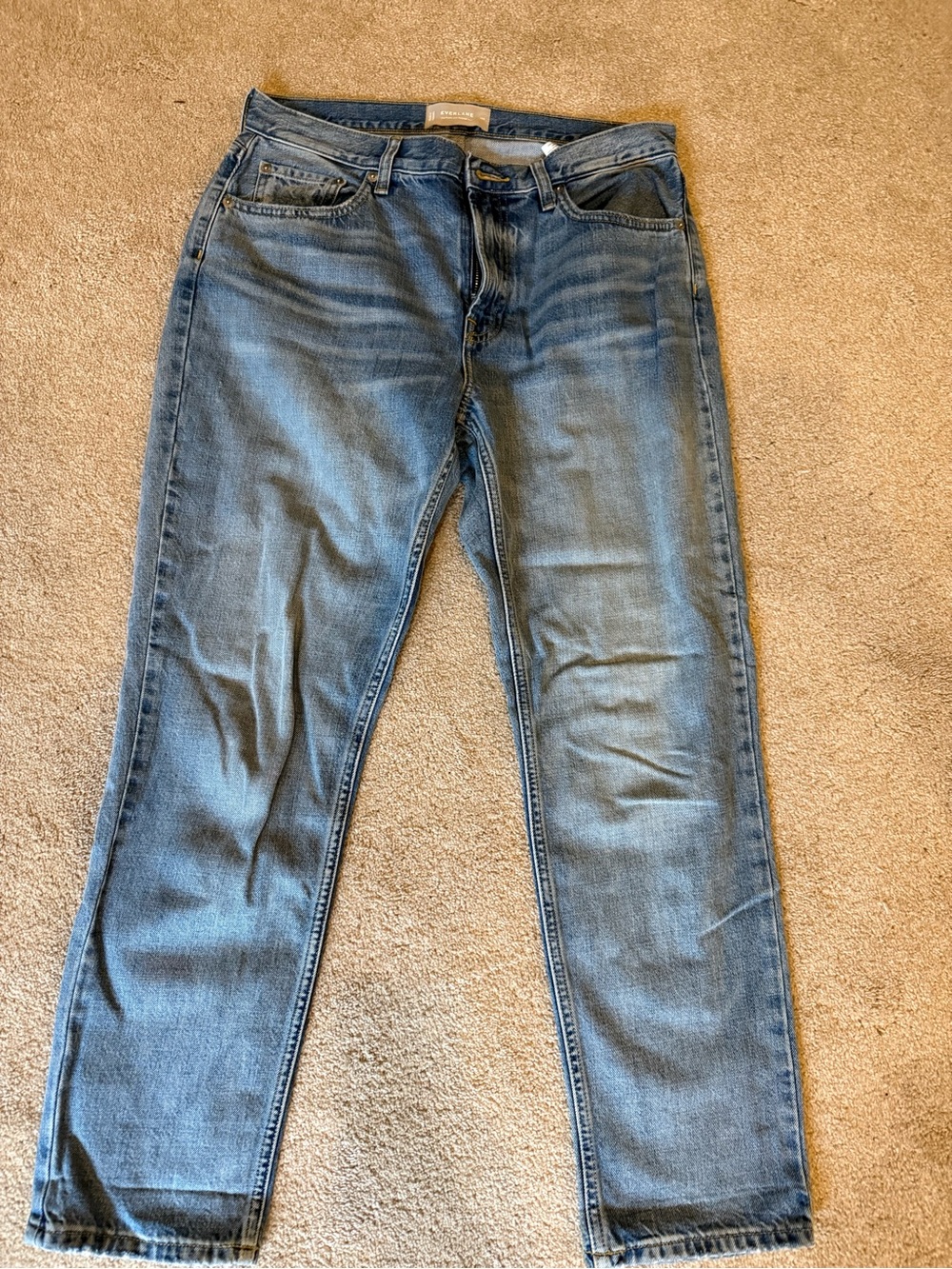 Everlane women’s  Straight Light Blue Jeans